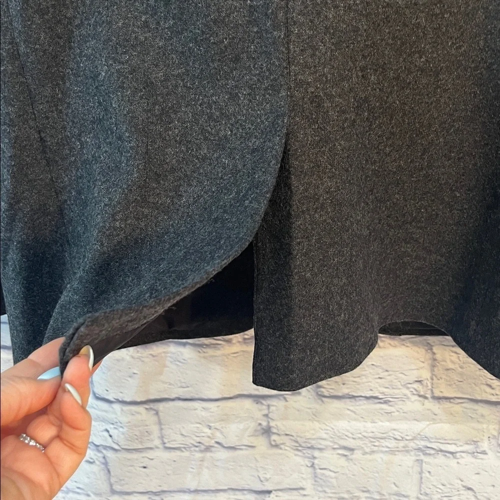 Madewell Roebling Two Button Blazer Italian Fabric Size 40R Charcoal Gray